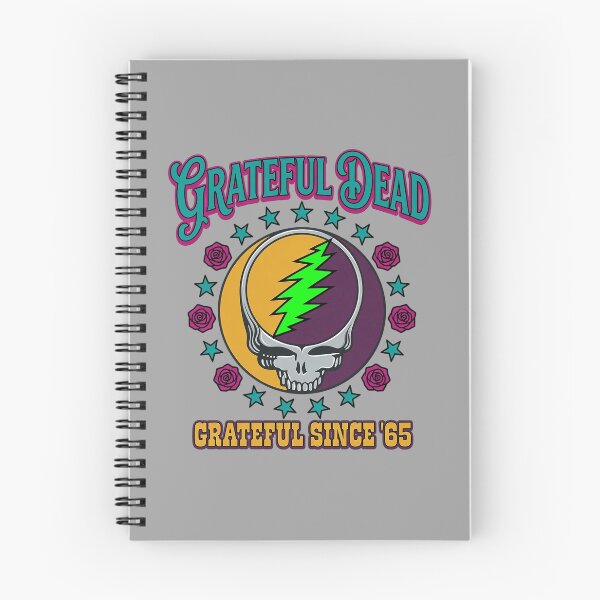 Item preview, Grateful Since 65 Lightning Skull designed and sold by DasDirkDesign.