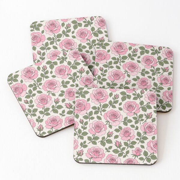 Item preview, Pink Roses Pattern designed and sold by Kathy Kuczek.