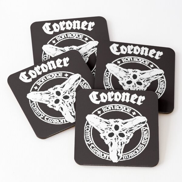 Item preview, Coroner Swiss Thrash Metal Band Skull designed and sold by EmmaFordsas.