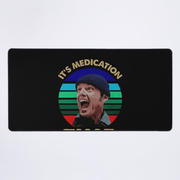 Item preview, It's Medication Time Shirts, Randle McMurphy One Flew Over The Cuckoo's Nest Shirt, Custom Shirt, 70s Vintage Retro  designed and sold by philmilanezi343.