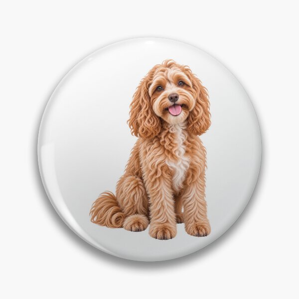 Item preview, Cavoodle Dog Apricot Cream designed and sold by BackgroundND.
