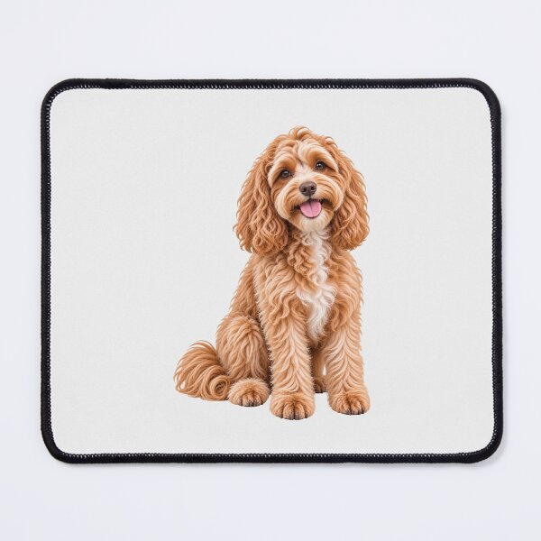 Item preview, Cavoodle Dog Apricot Cream designed and sold by BackgroundND.