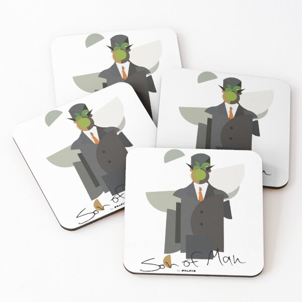 Item preview, Son Of Man Original Color Rene Magritte Art designed and sold by Shapeoart.