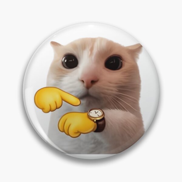 Item preview,  Funny Cat Checking Time – Hurry Up Cat Meme designed and sold by TeeStyle.mr.