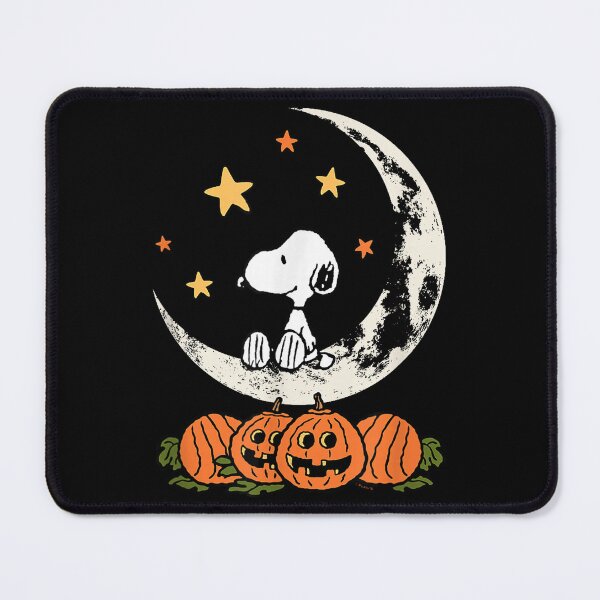 Item preview, Snoopy Halloween Crescent Moon Pumpkins designed and sold by WanderingValley.