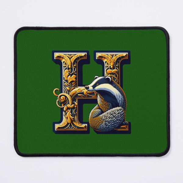 Item preview, Badger and the letter H - Fantasy designed and sold by Pinkydesigned.