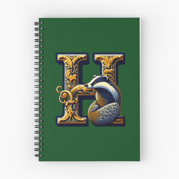 Item preview, Badger and the letter H - Fantasy designed and sold by Pinkydesigned.