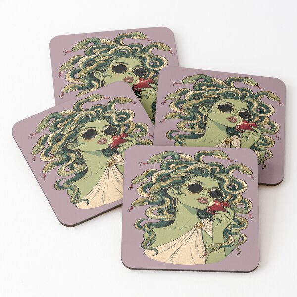 Item preview, Poison Apple Medusa for Greek Mythology Fans designed and sold by POD DYNASTY | Original Print On Demand T-Shirt Graphics.