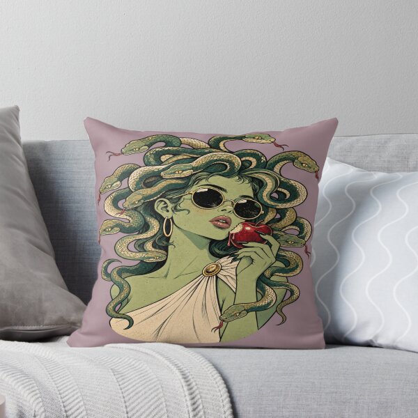 Item preview, Poison Apple Medusa for Greek Mythology Fans designed and sold by POD DYNASTY | Original Print On Demand T-Shirt Graphics.