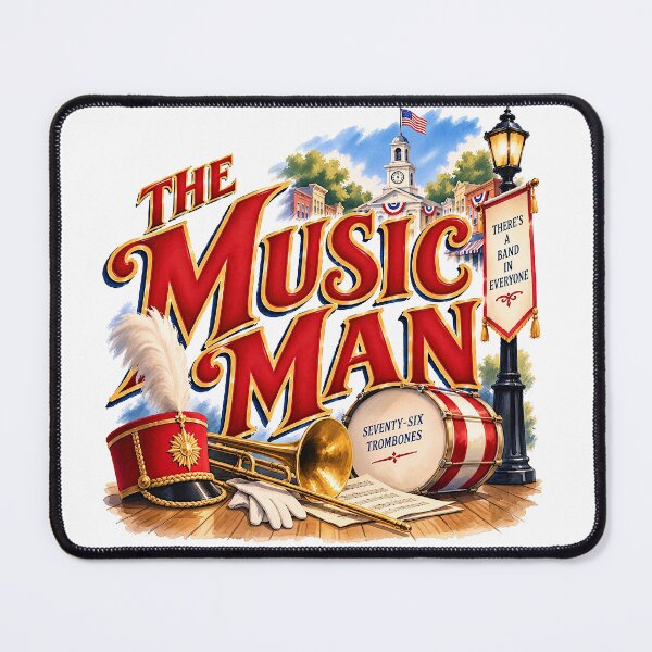 Item preview, The Music Man designed and sold by Lyric Vault - Rock on.