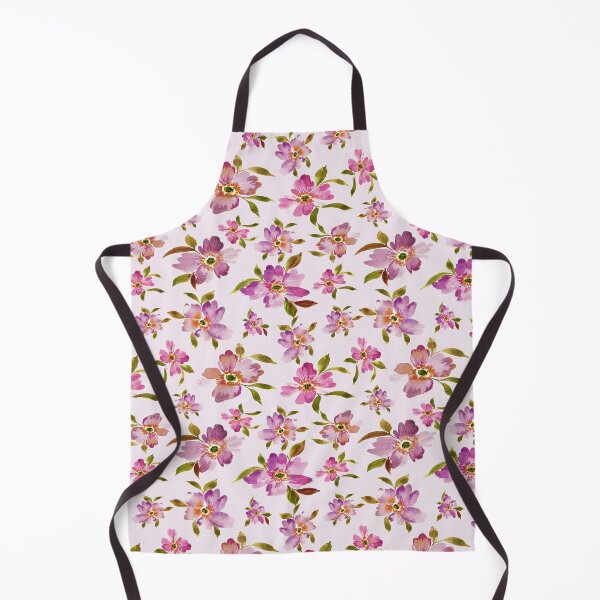 Item preview, Pink Watercolor Floral Seamless Pattern - Cottagecore Home Decor designed and sold by Orly Fuchs Galchen.