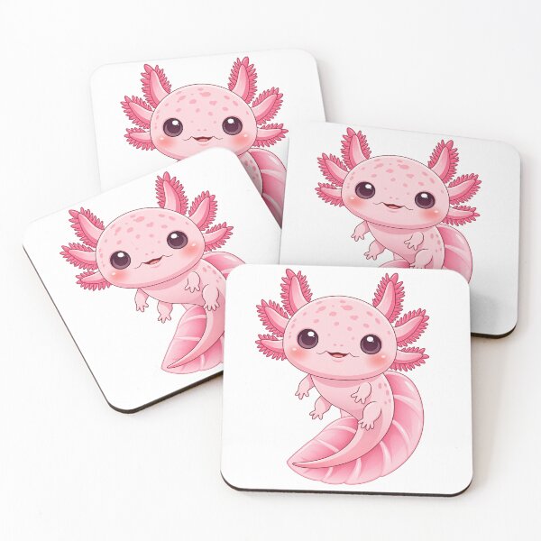 Item preview, Cute Pink Axolotl Kawaii designed and sold by NostalgiaPop77.