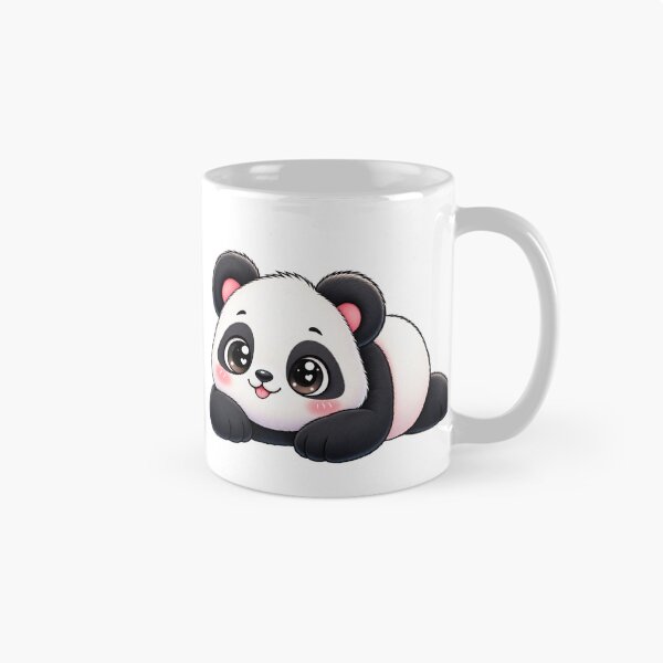 Item preview, Cute Lazy Baby Panda Illustration designed and sold by ShivCraftStudio.