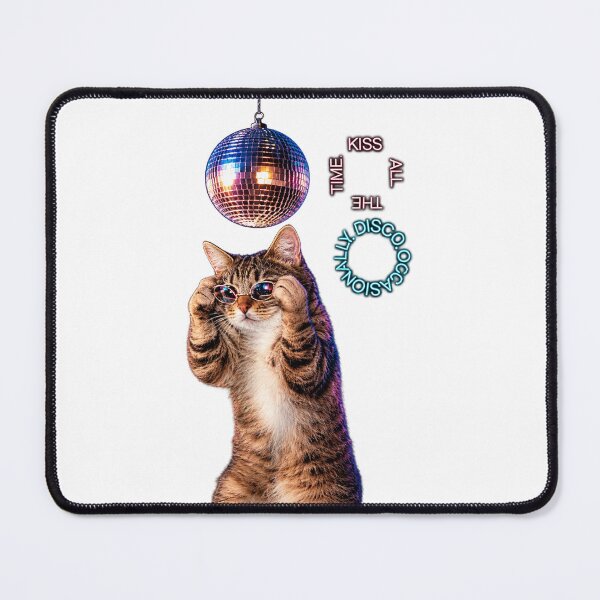 Item preview, Harry Styles Inspired Disco Love Design Featuring a Cat and Disco Ball designed and sold by amirmintz.