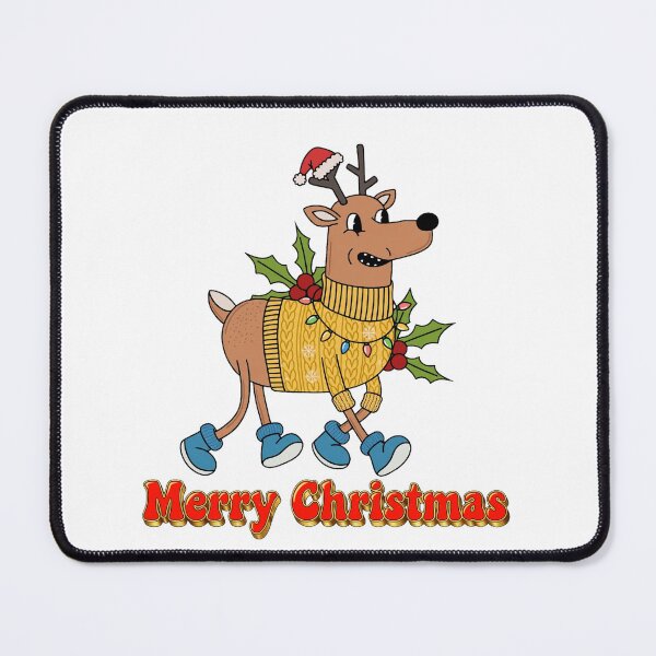 Item preview, Groovy Merry Christmas Reindeer - Retro Kawaii Christmas Sweater Deer designed and sold by HoMya.