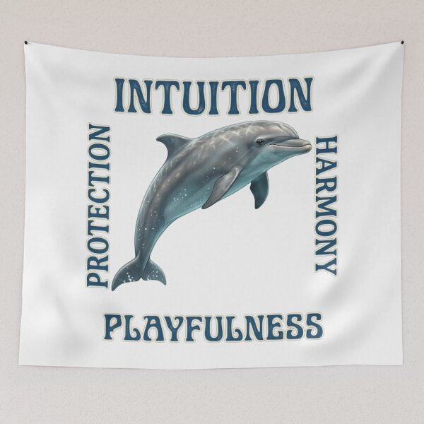 Item preview, Totem Animal: Dolphin Spiritual Symbolism designed and sold by The She Shed.