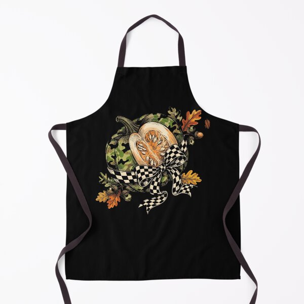 Item preview, Fall Pumpkin Harvest with Checkered Bow and Autumn Oak Leaves designed and sold by ArcaneArtistry.