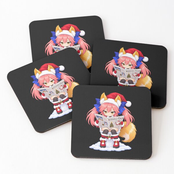 Item preview, Tamamo No Mae Fate Grand Order Christmas Newspaper Humor designed and sold by SolenneAzur.