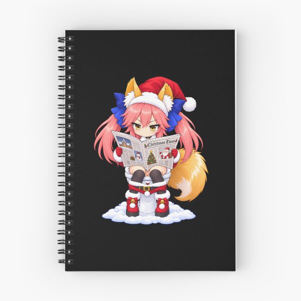Item preview, Tamamo No Mae Fate Grand Order Christmas Newspaper Humor designed and sold by SolenneAzur.
