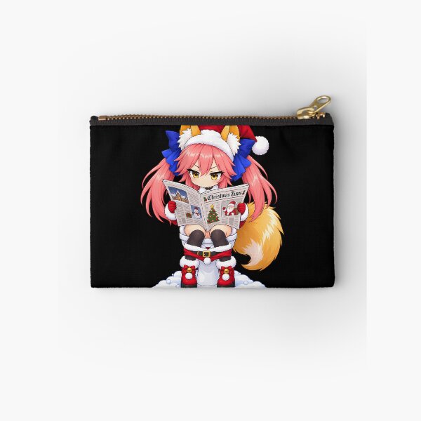 Item preview, Tamamo No Mae Fate Grand Order Christmas Newspaper Humor designed and sold by SolenneAzur.