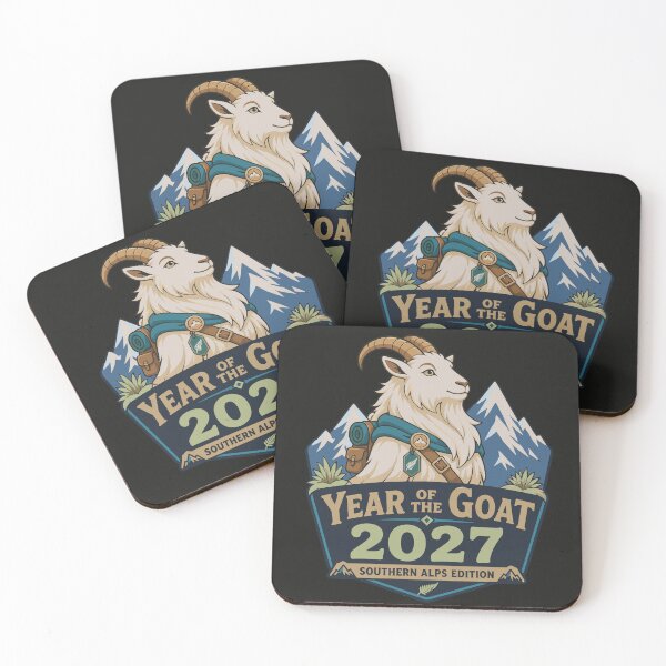 Item preview, Year of the Goat 2027 Himalayan Tahr | Southern Alps New Zealand designed and sold by MvuuStudio.