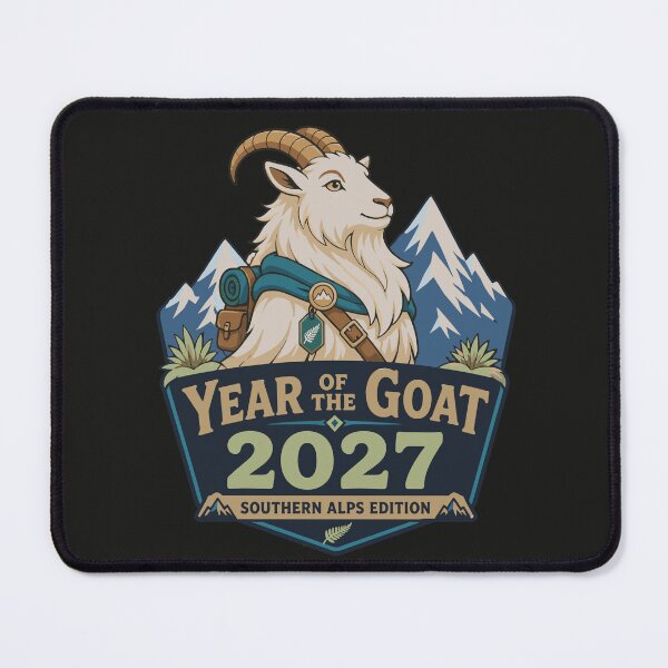 Item preview, Year of the Goat 2027 Himalayan Tahr | Southern Alps New Zealand designed and sold by MvuuStudio.
