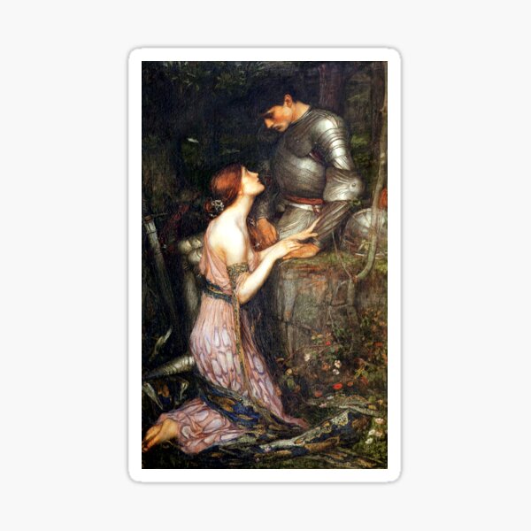 Lamia and the Soldier - John William Waterhouse Sticker