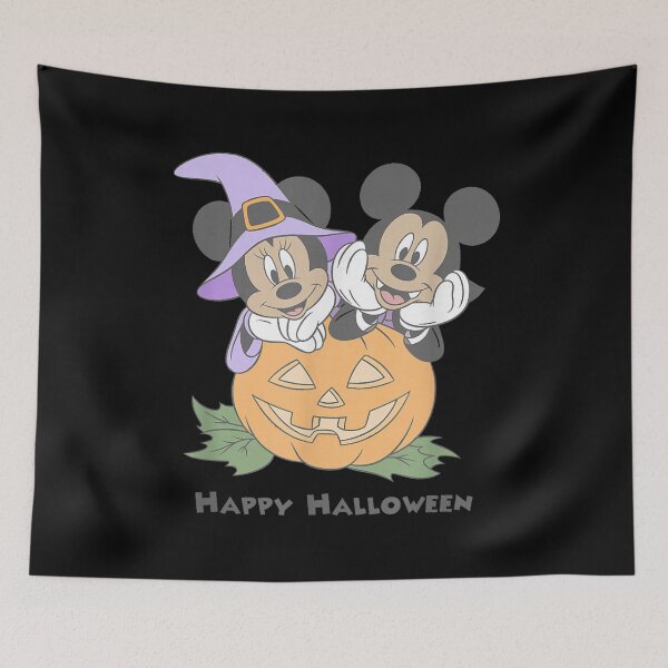 Item preview, Mickey Minnie Happy Halloween Pumpkin designed and sold by WanderingValley.