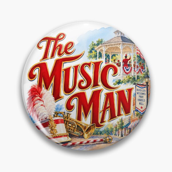 Item preview, The Music Man  designed and sold by Lyric Vault - Rock on.