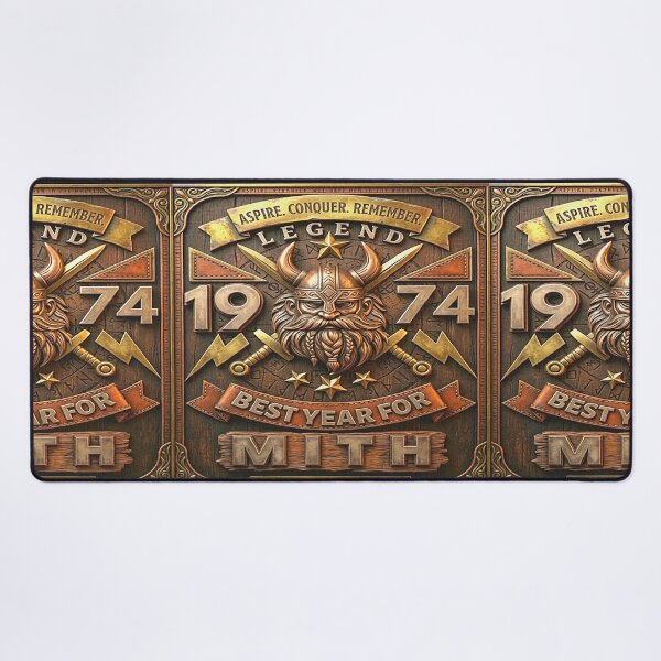 Item preview, Medieval Valhalla Vintage Birthday 1974 Metalcut of Epic Viking Legend. | ASPIRE CONQUER REMEMBER - LEGEND - BEST YEAR FOR MITH. designed and sold by Giulivo Store Graphic.