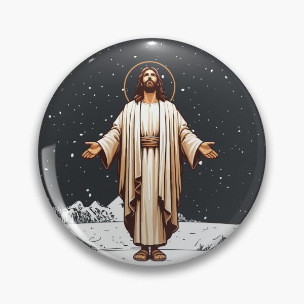 Item preview, Jesus On The Moon designed and sold by The Rewind Studio.