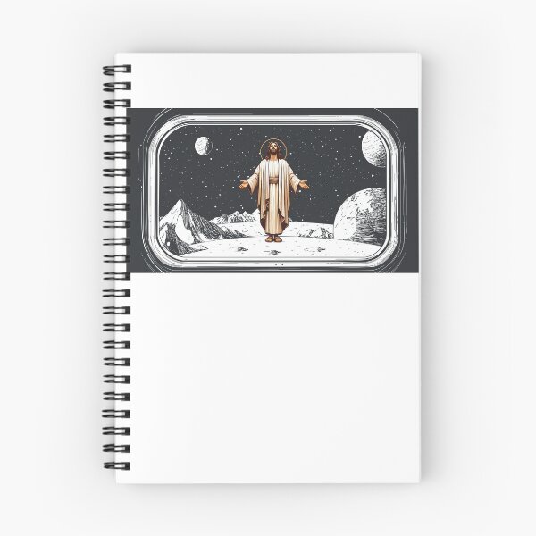 Item preview, Jesus On The Moon designed and sold by The Rewind Studio.
