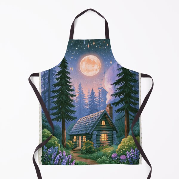 Item preview, Log Cabin Forest Night Spectacular designed and sold by scicilysimonee.