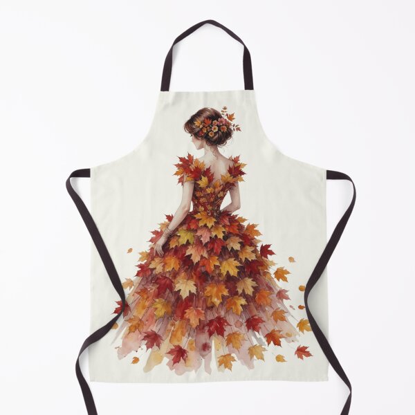 Item preview, Autumn Maple Leaves Dress Woman Watercolor Fall Fashion designed and sold by CF_VintageDesign.