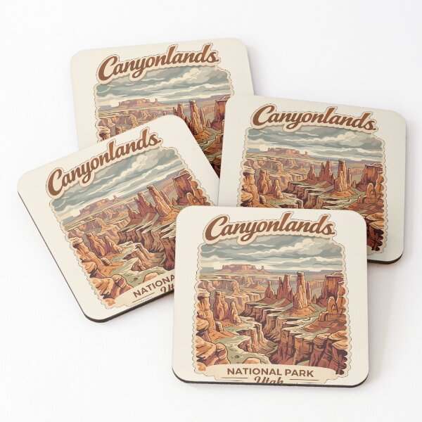 Item preview, Canyonlands National Park Moah Utah Retro Badge designed and sold by Gideon Emmerich.