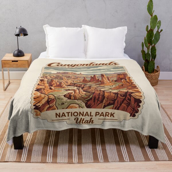 Item preview, Canyonlands National Park Moah Utah Retro Badge designed and sold by Gideon Emmerich.