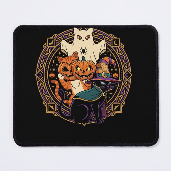 Item preview, Cute Halloween Cats Witchy Pumpkin Cat Coven Gothic Autumn Design designed and sold by ArcaneArtistry.