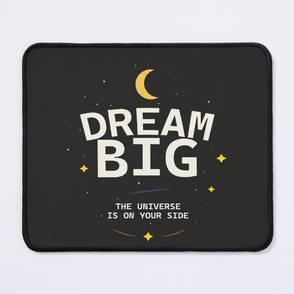 Item preview, Dream Big Motivational Moon and Stars Inspirational Quote designed and sold by Mdjahirulsk.