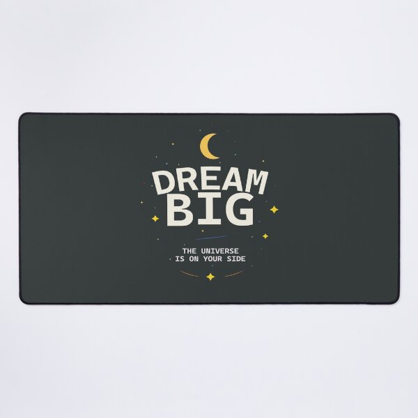 Item preview, Dream Big Motivational Moon and Stars Inspirational Quote designed and sold by Mdjahirulsk.