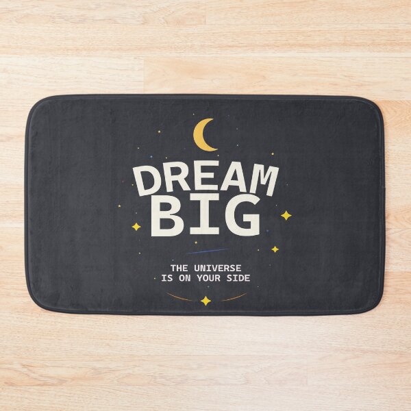 Item preview, Dream Big Motivational Moon and Stars Inspirational Quote designed and sold by Mdjahirulsk.