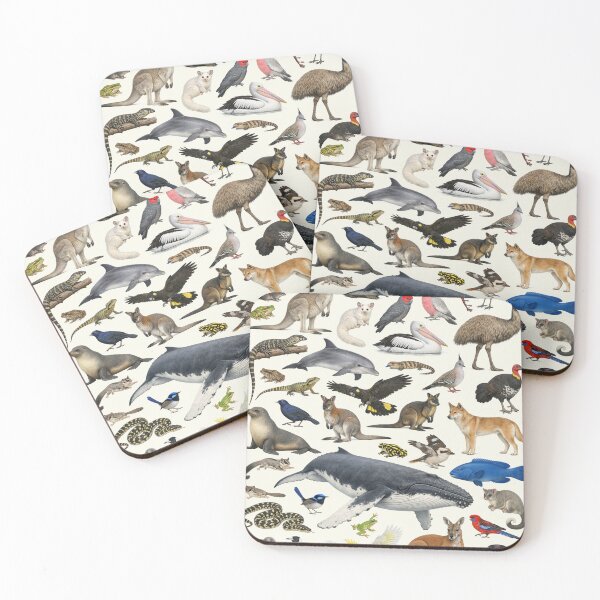 Item preview, Animals of New South Wales Retro Style Identification Chart designed and sold by kakarikihill.