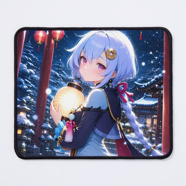 Item preview, Qiqi Genshin Impact Snowy Shrine Lantern designed and sold by SolenneAzur.
