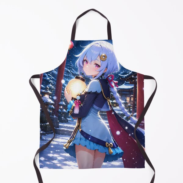 Item preview, Qiqi Genshin Impact Snowy Shrine Lantern designed and sold by SolenneAzur.