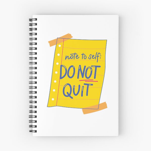 Item preview, Note To Self Do Not Quit Motivational Sticky designed and sold by SoukaArtStore.