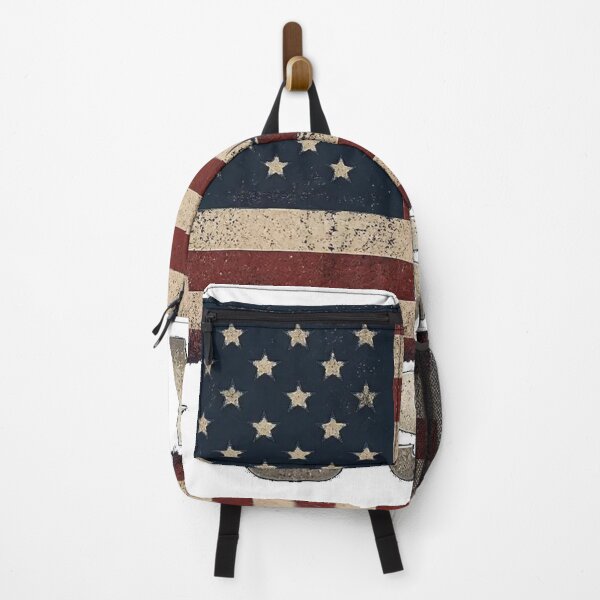 Item preview, Vintage Distressed USA Flag Typography Design designed and sold by Avenuse style.