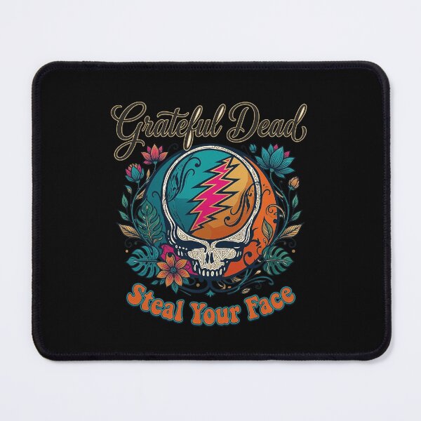 Item preview, Grateful Dead Steal Your Face Rose Badge designed and sold by KerfsUp.