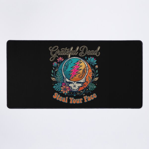 Item preview, Grateful Dead Steal Your Face Rose Badge designed and sold by KerfsUp.