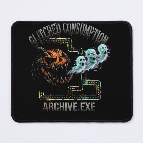 Item preview, Glitched Haunted Computer Ghost Halloween Retro Horror designed and sold by ArcaneArtistry.
