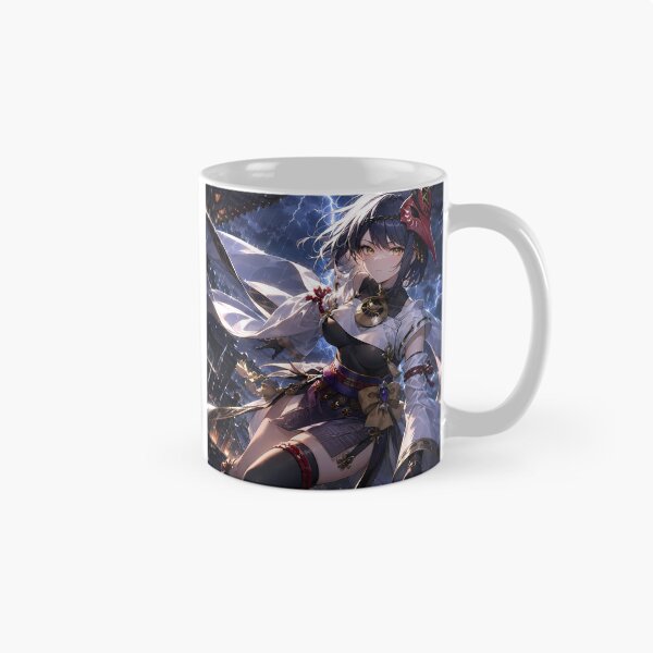 Item preview, Kujou Sara Genshin Impact Thunderstorm City designed and sold by SolenneAzur.