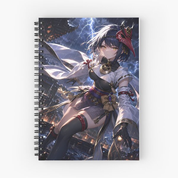 Item preview, Kujou Sara Genshin Impact Thunderstorm City designed and sold by SolenneAzur.